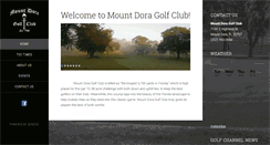 Desktop Screenshot of mountdoragolf.com