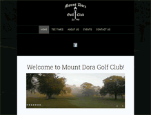 Tablet Screenshot of mountdoragolf.com